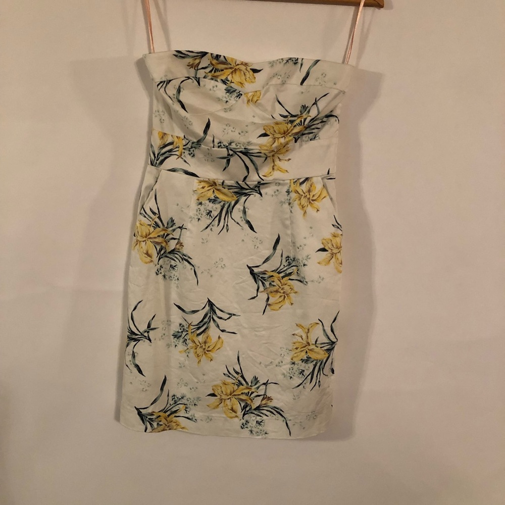 Cooper St White Floral Sleeveless Women’s Dress 10